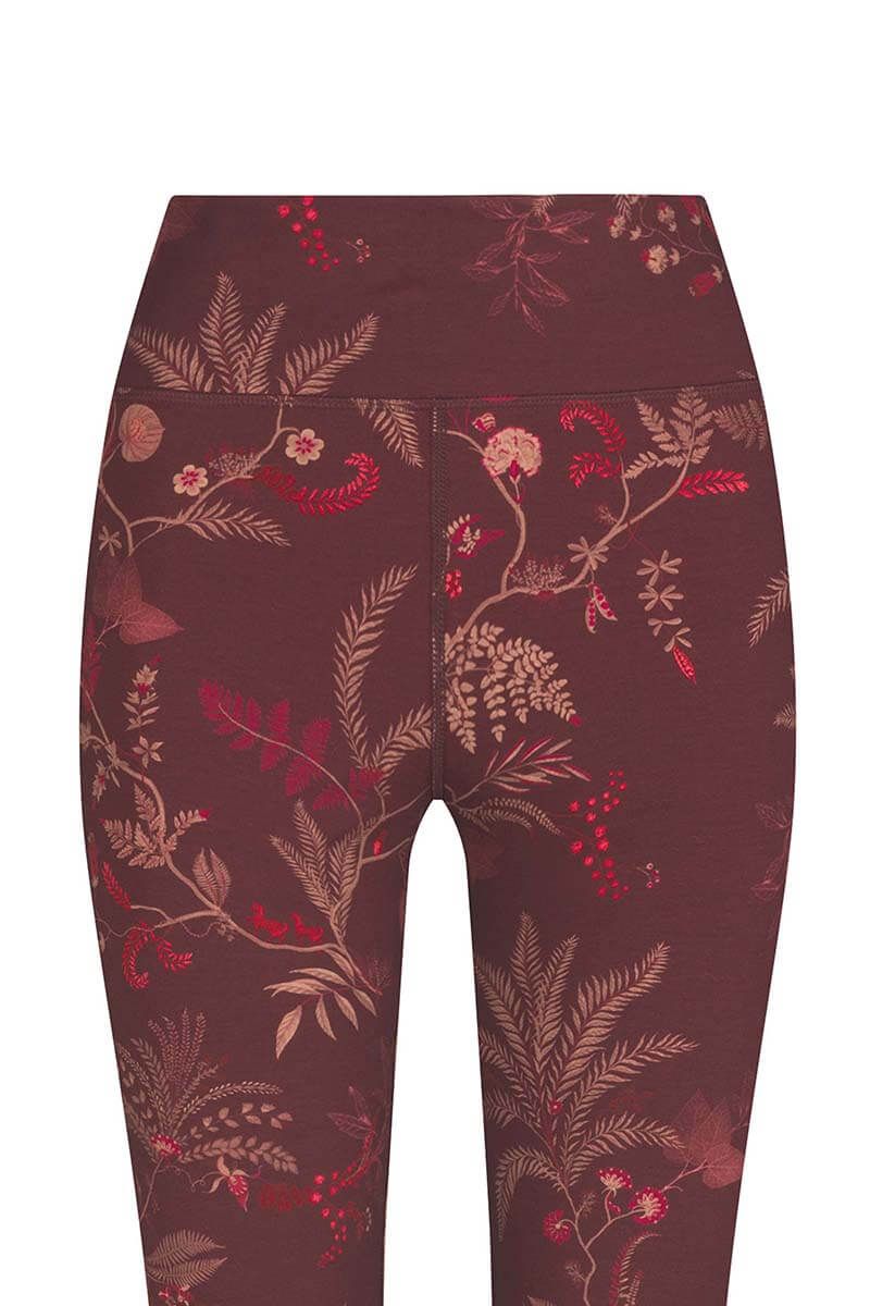 Flared Sport Legging Long Isola Dark Red
