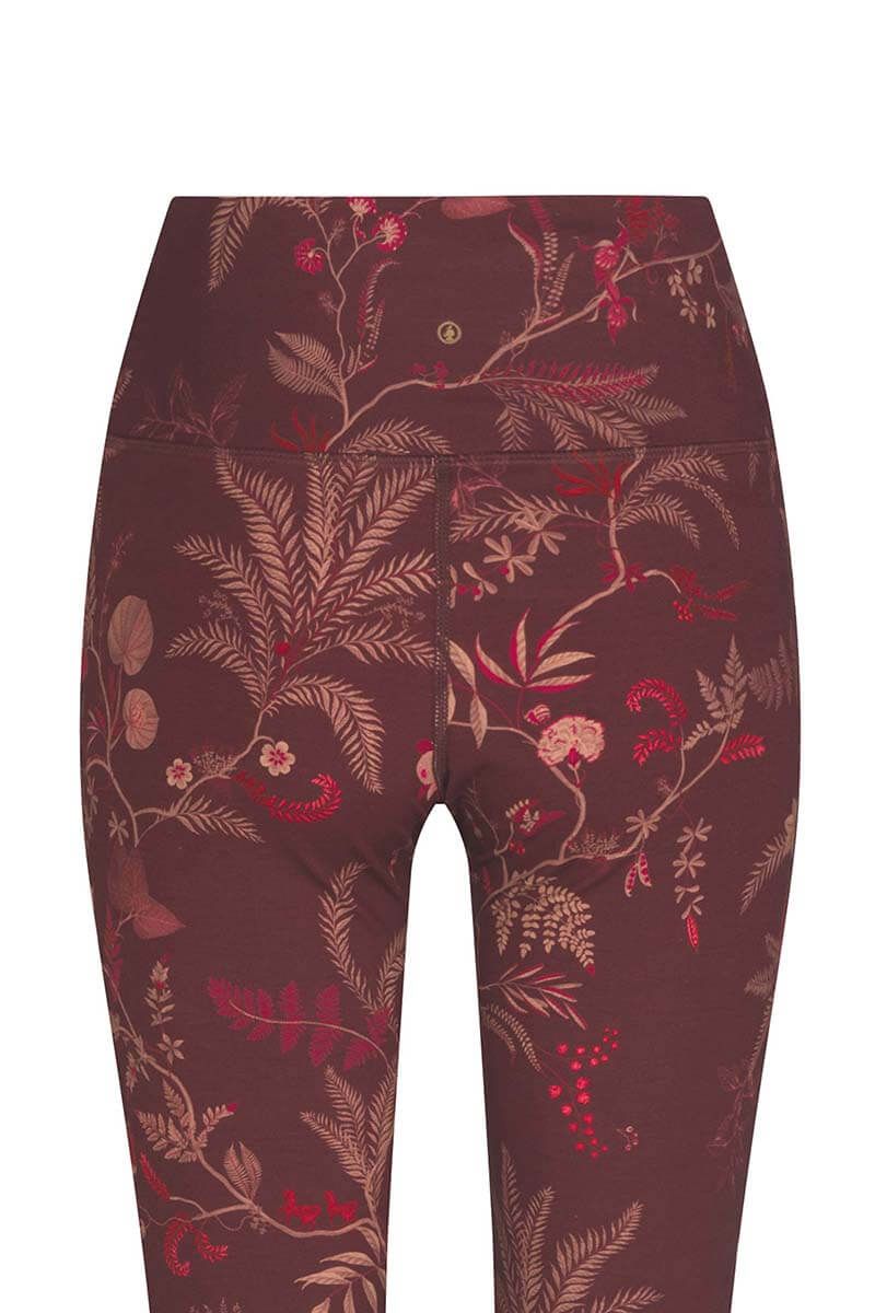 Flared Sport Legging Long Isola Dark Red