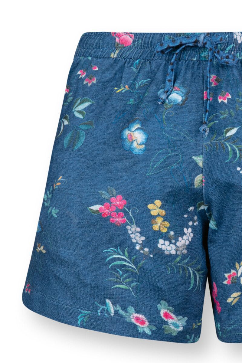 Trousers Short Tokyo Blossom Dark Blue