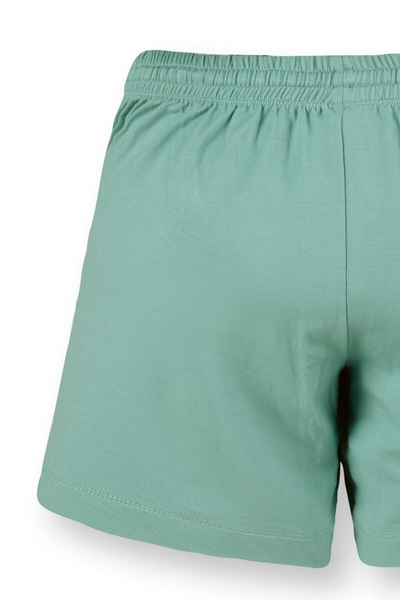 Kurze Hose Uni Grün