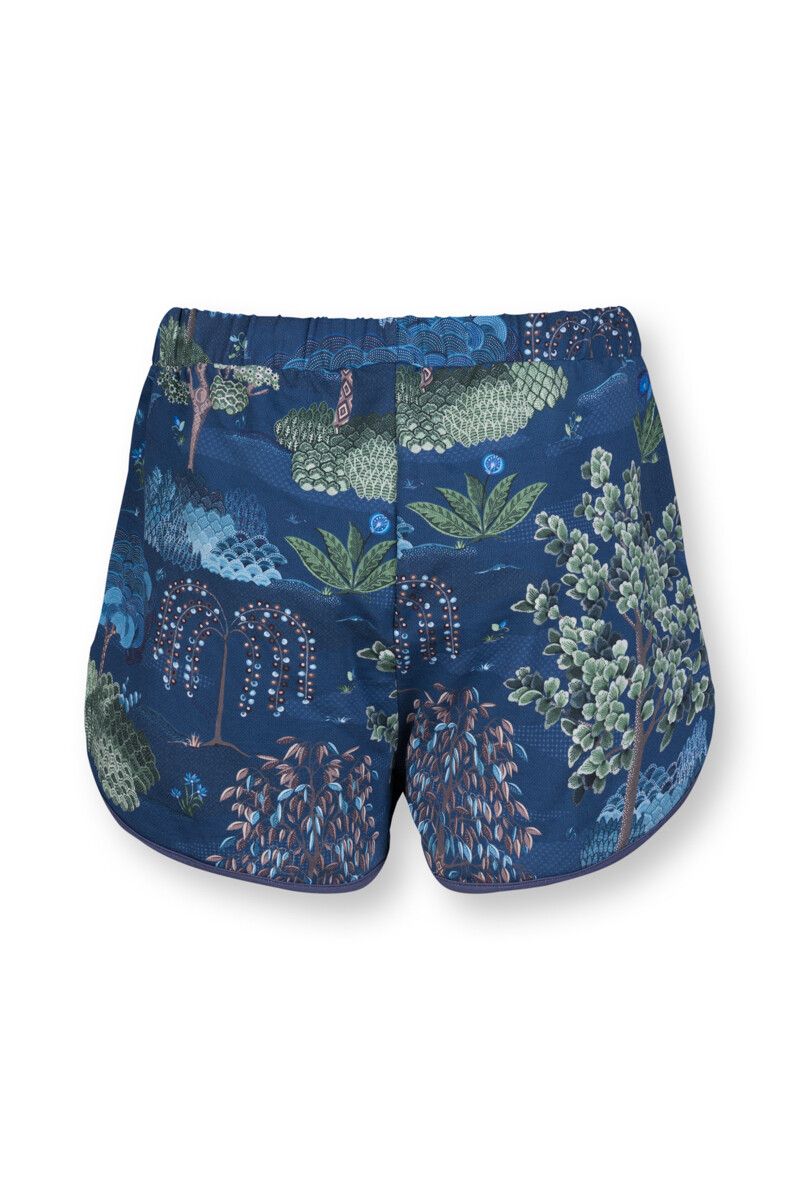 Shorts Japanese Garden Blue