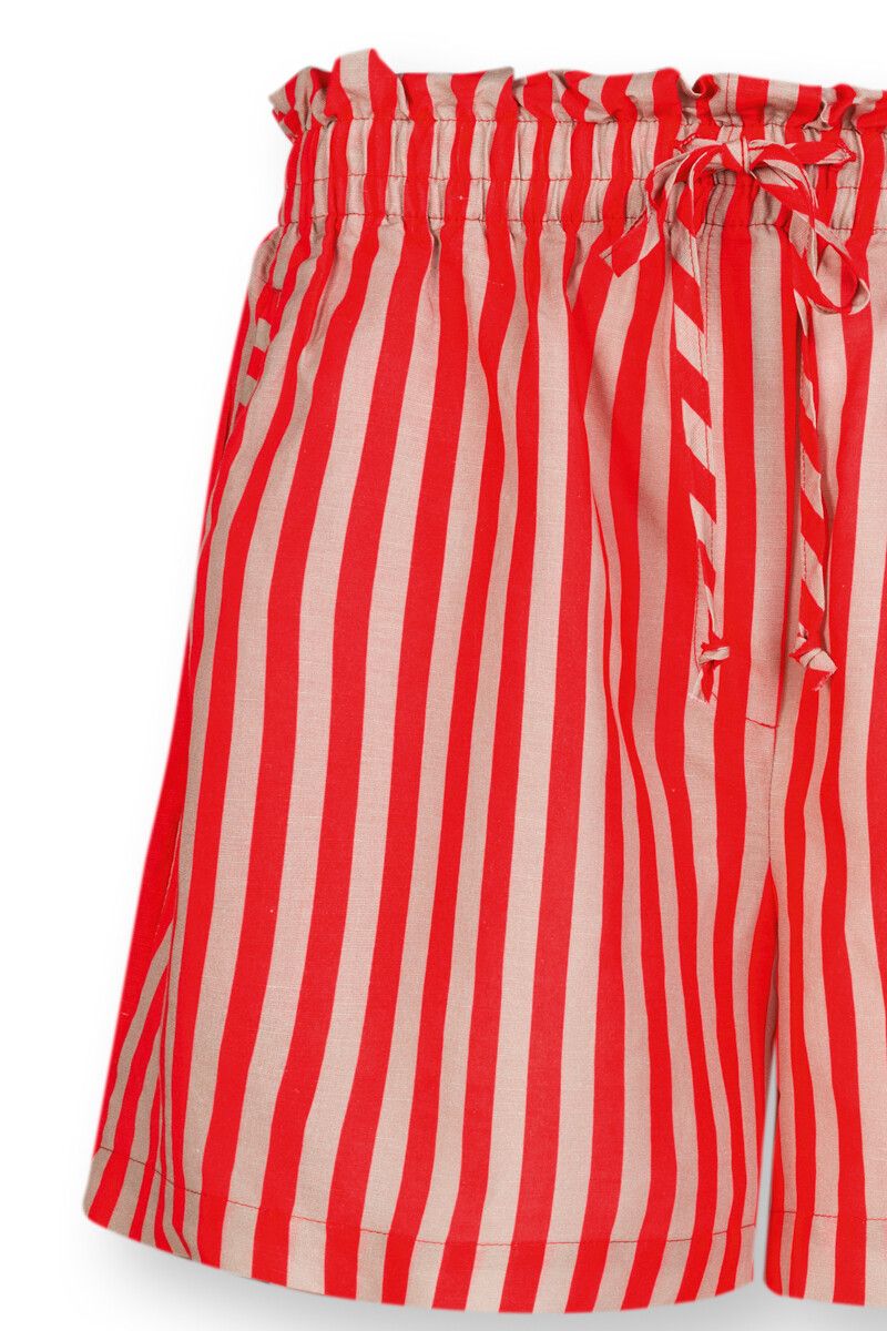 Kurze Hose Sumo Stripe Rot