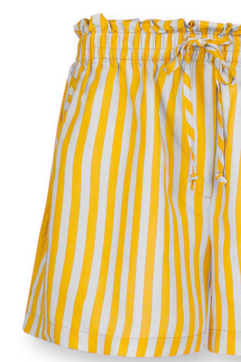 Trousers Short Sumo Stripe Yellow