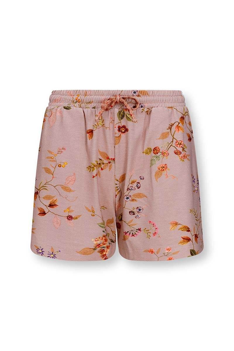 Kurze Hose Kawai Flower Hellrosa