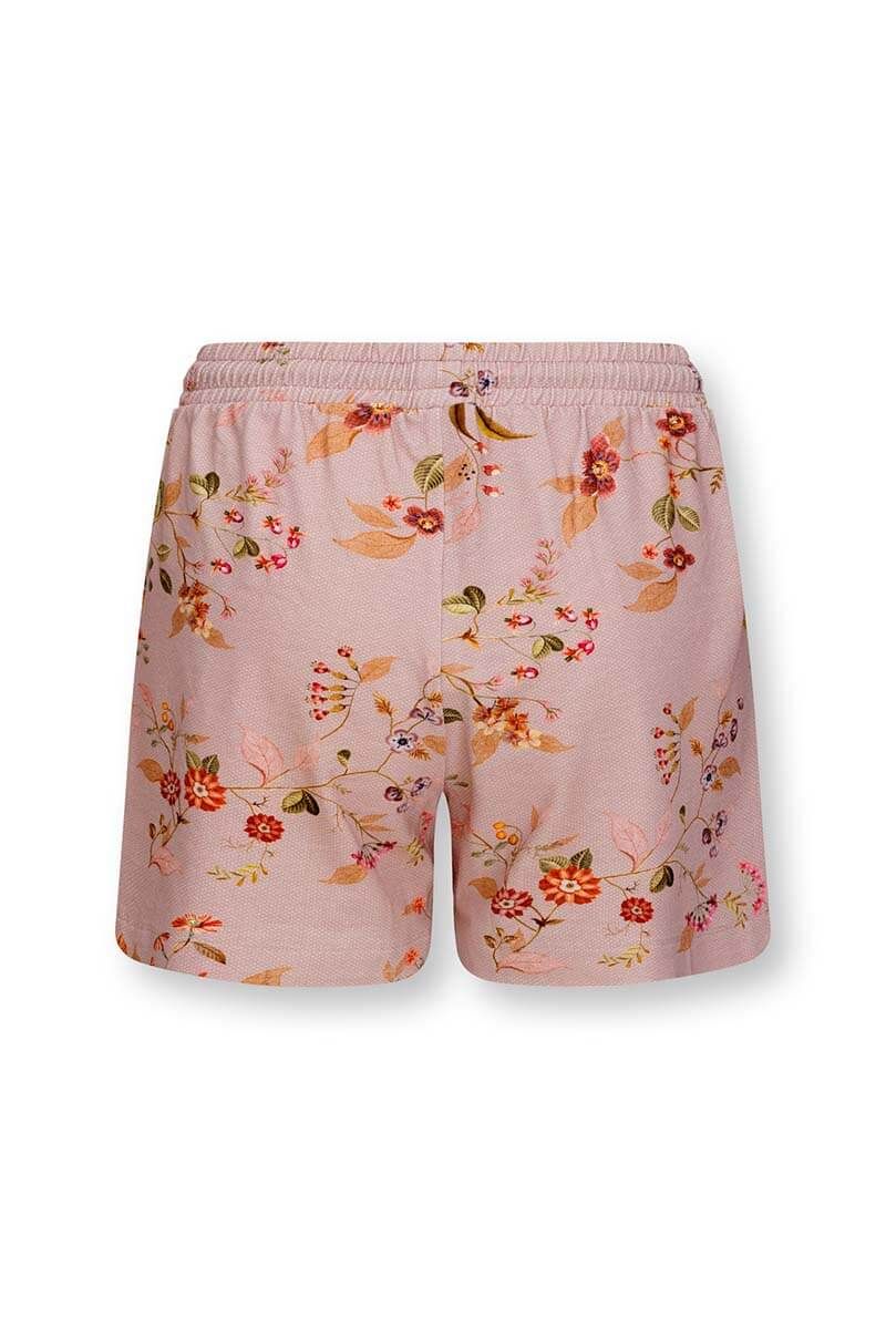 Kurze Hose Kawai Flower Hellrosa