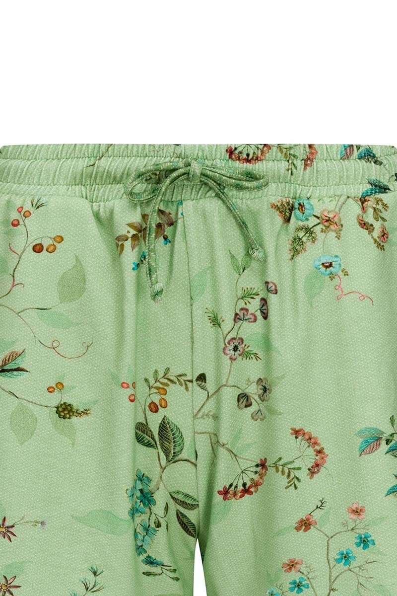 Korte Broek Kawai Flower Licht Groen