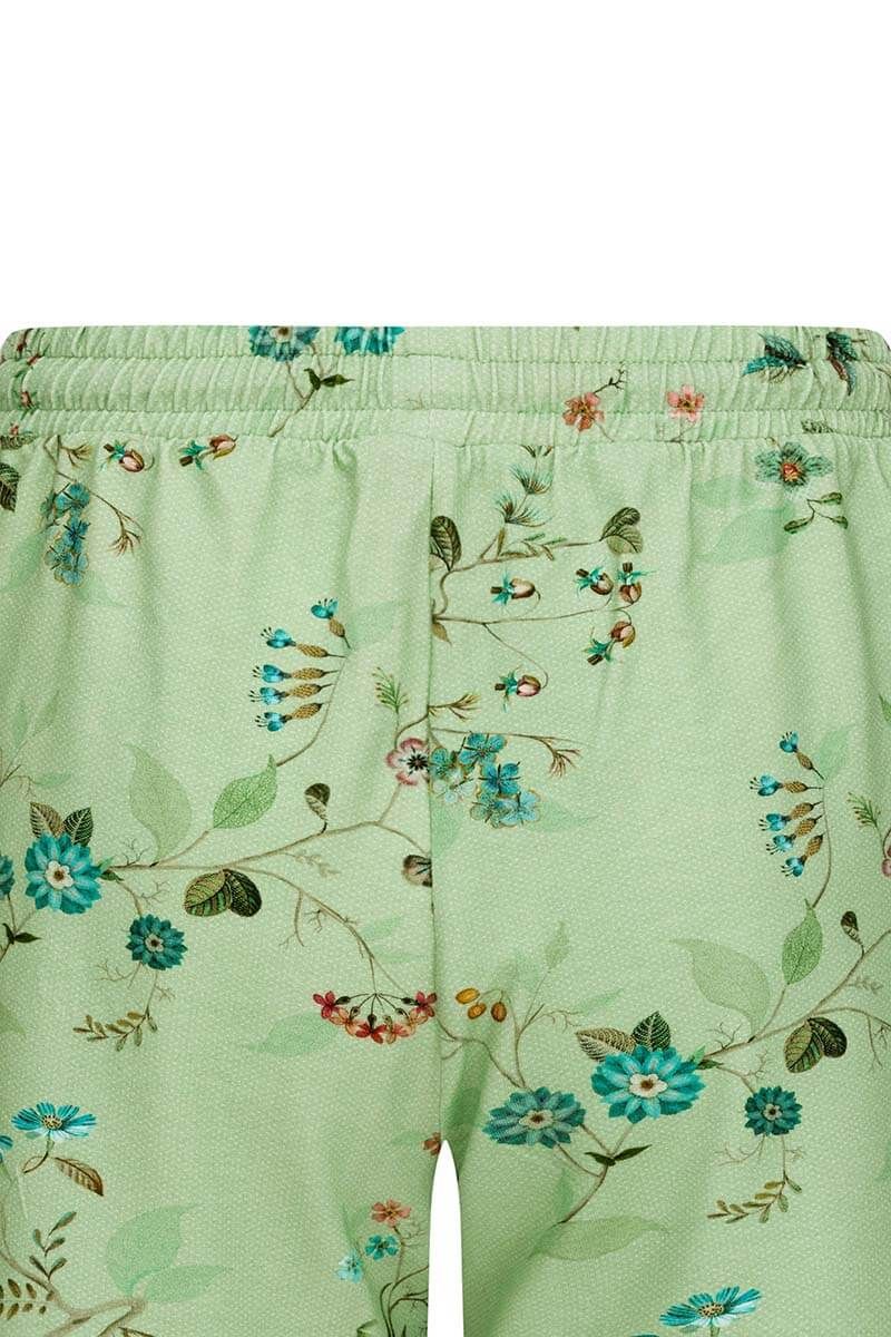 Korte Broek Kawai Flower Licht Groen
