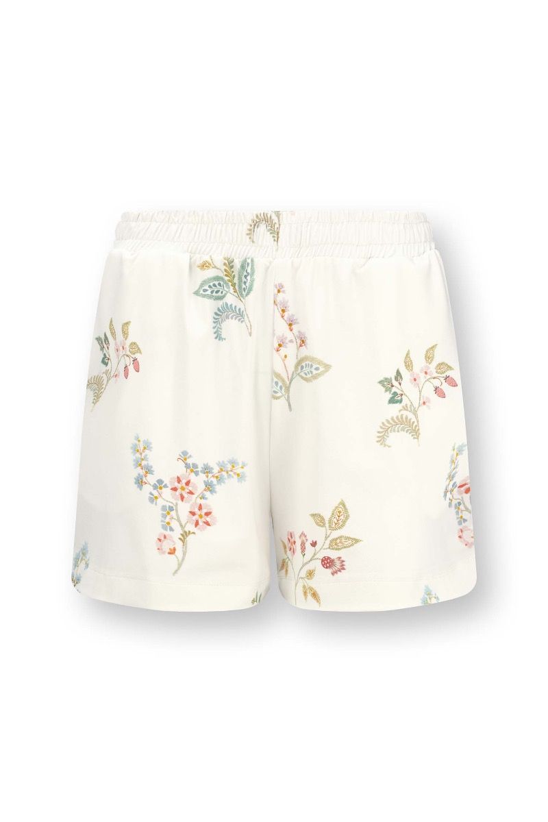Bo Shorts Blossom Chique White