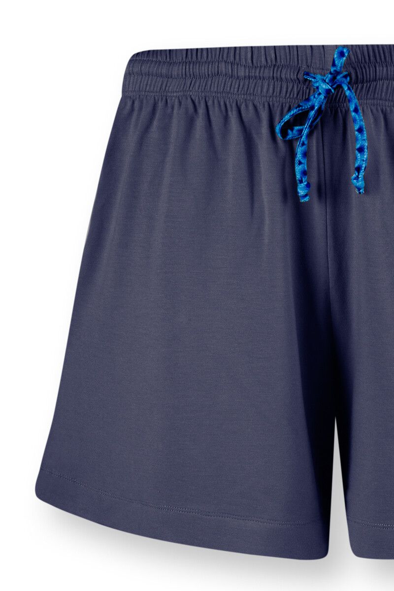 Kurze Hose Uni Donker Blau