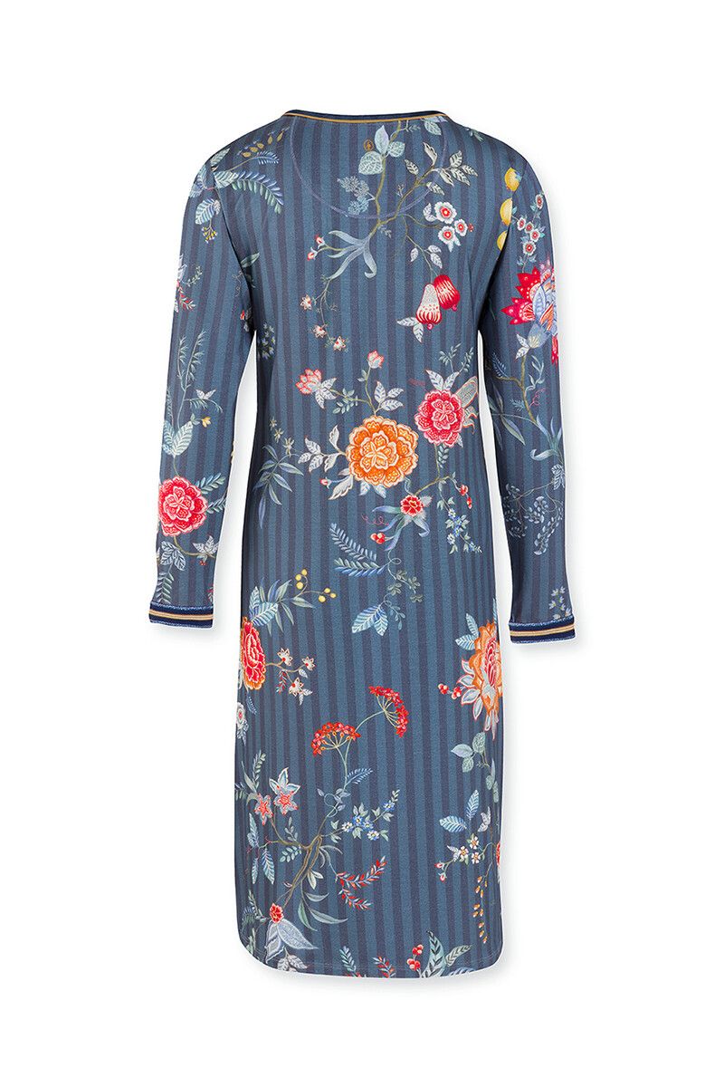Nightdress Flower Festival Dark Blue
