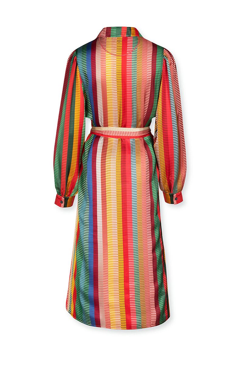 Jurk Jaquard Stripe Multi