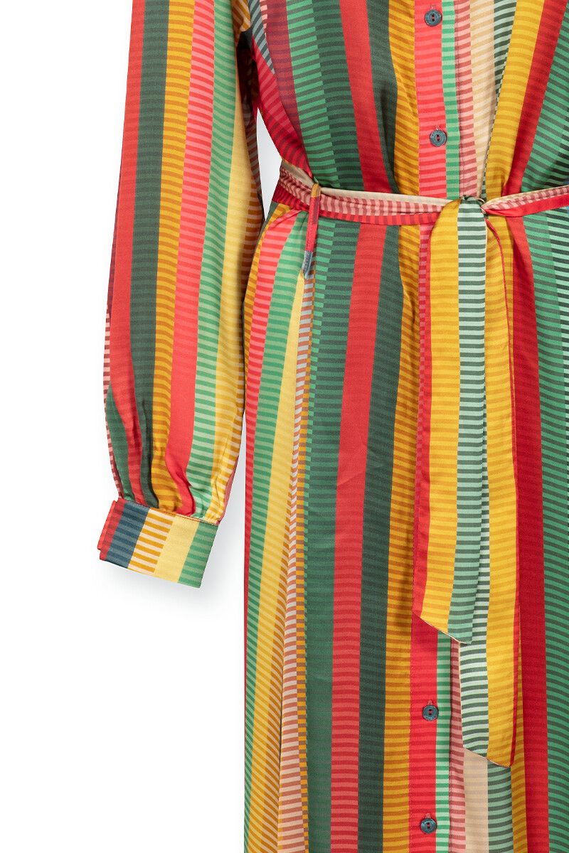 Jurk Jaquard Stripe Multi
