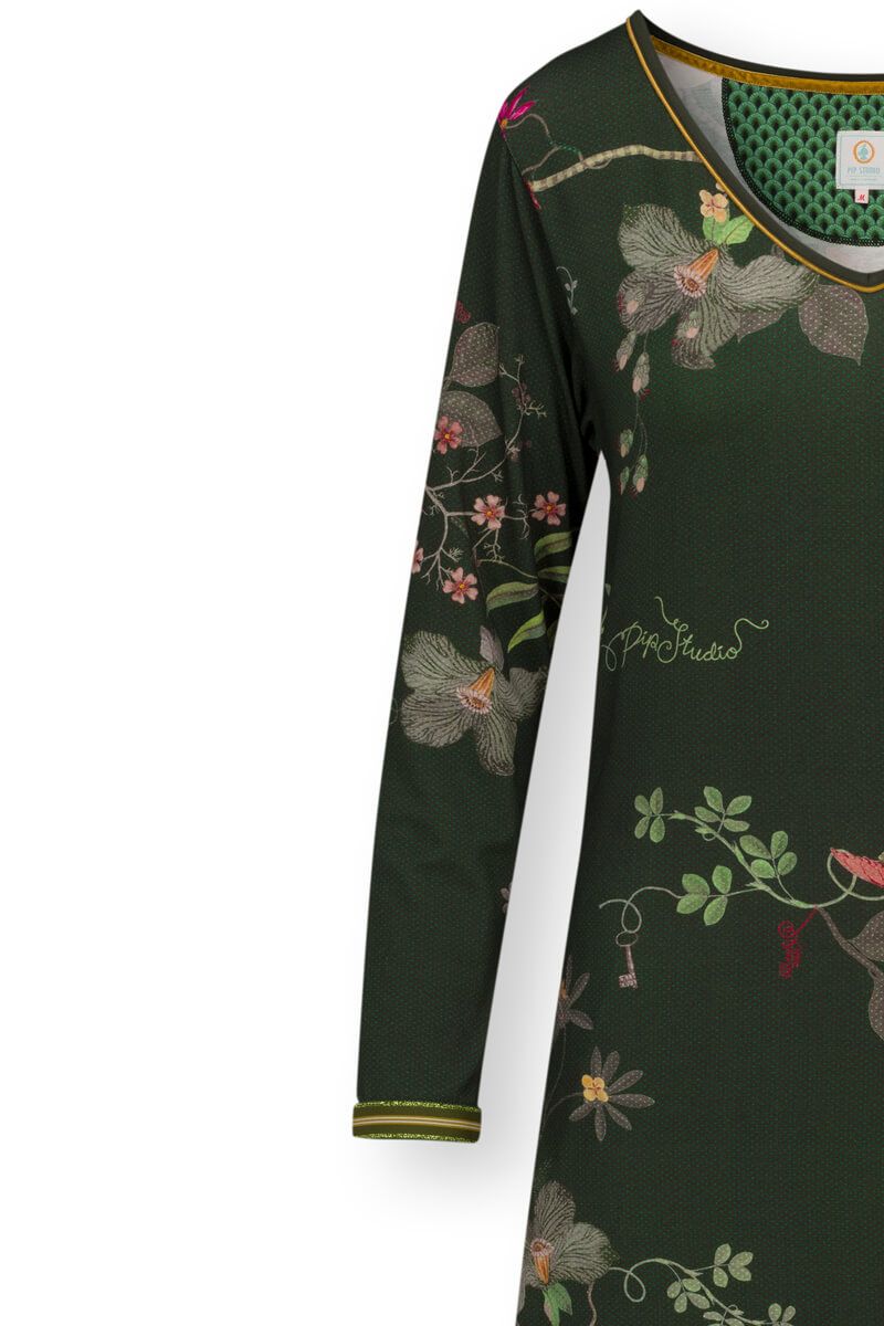 Nightdress Tokyo Bouquet Dark Green