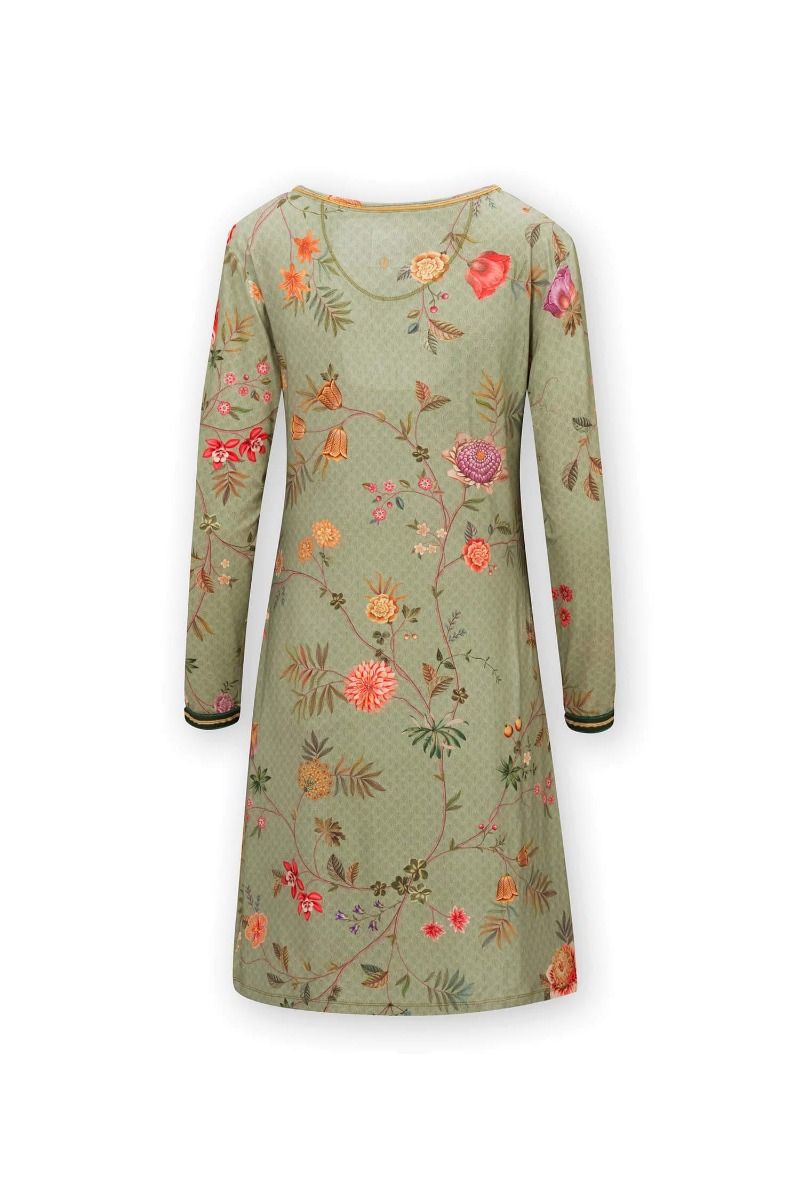 Nightdress Long Sleeve La Dolce Vita Green