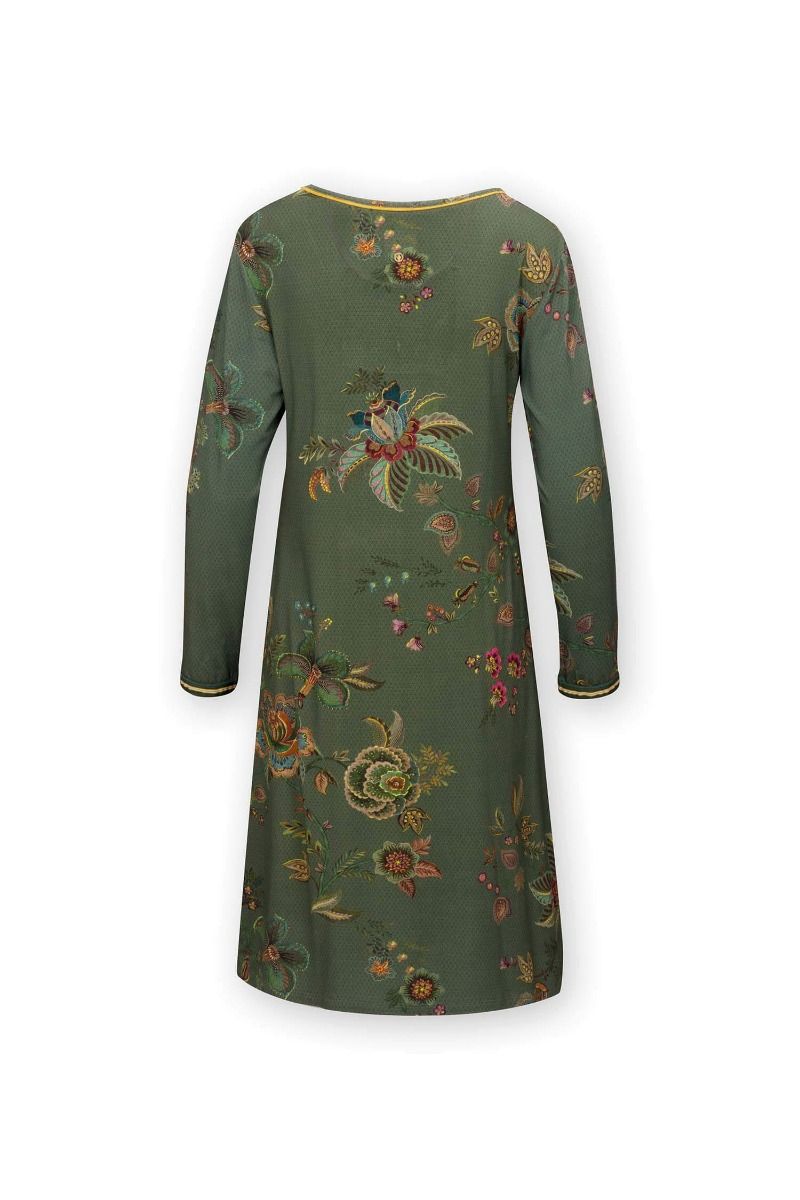 Nightdress Long Sleeve Cece Fiore Green 