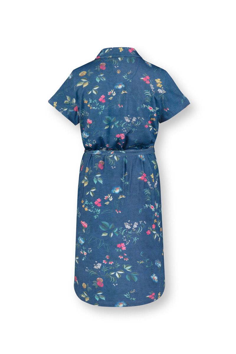 Nachthemd Korte Mouw Tokyo Blossom Dark Blauw