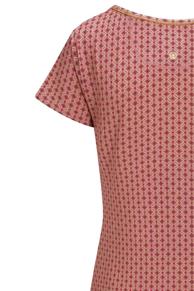 Nightdress Short Sleeve Tegola Pink
