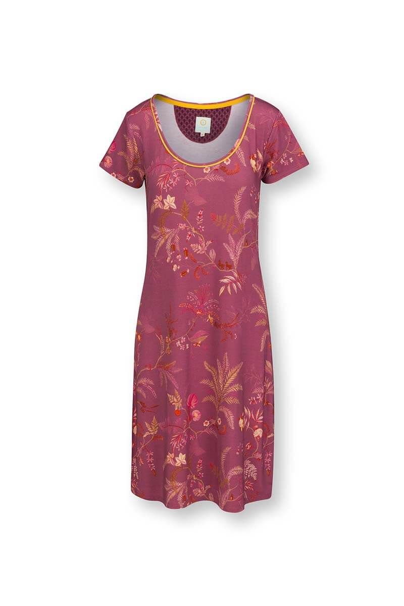 Nightdress Short Sleeve Isola Pink