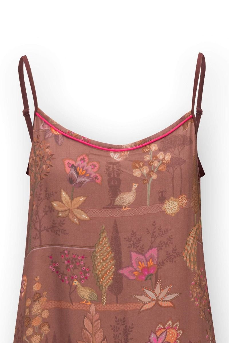 Nightdress Sleeveless Alberi Dark Pink