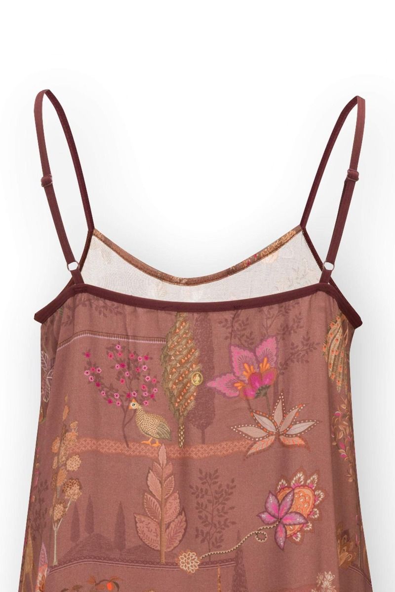 Nightdress Sleeveless Alberi Dark Pink
