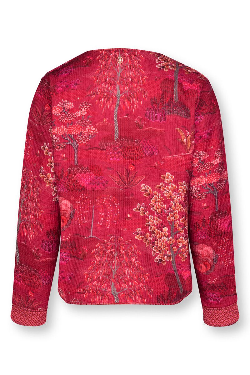Vest Quilted Japanese Garden Rood
