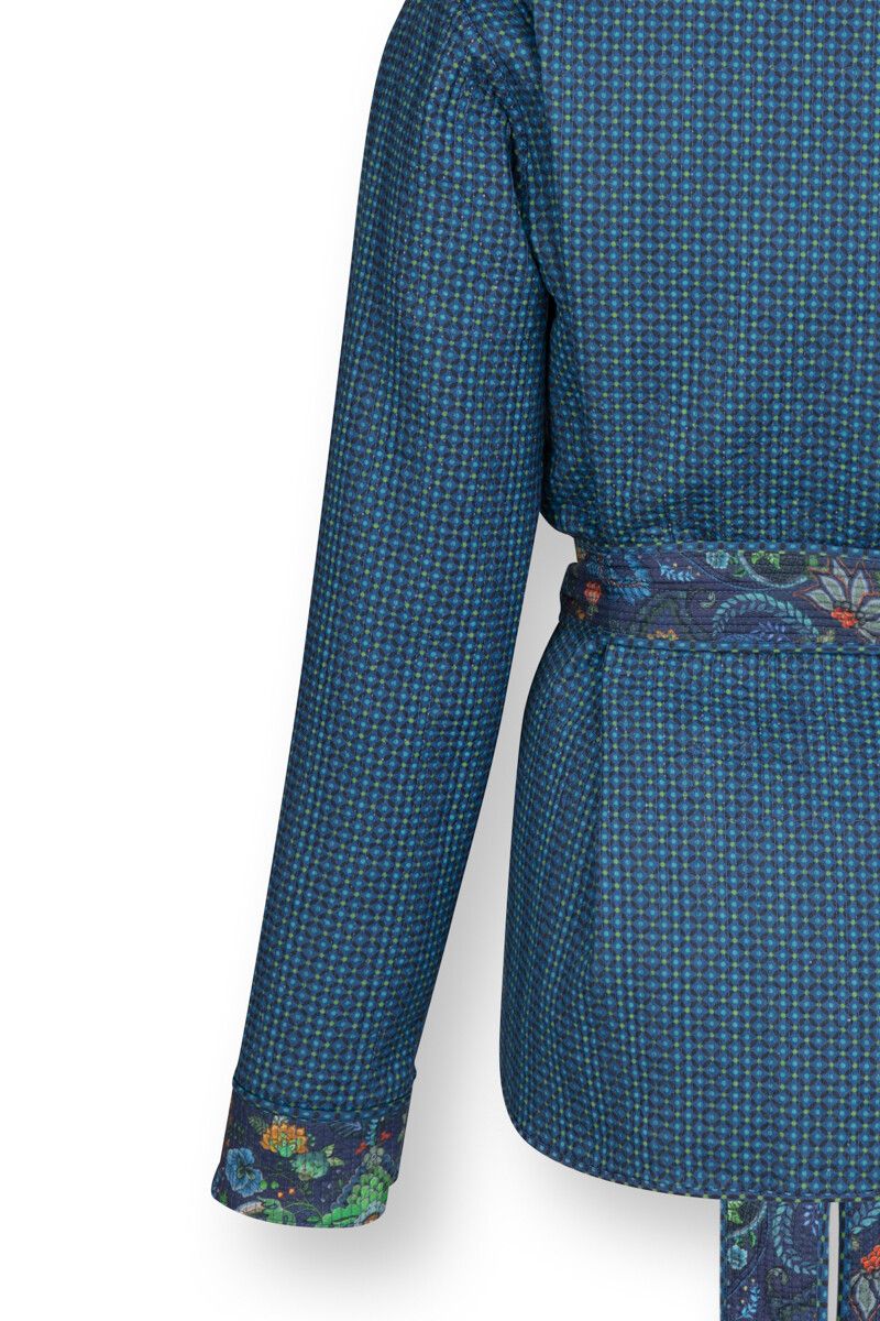 Cardigan Quilted Kyoto Festival Blue