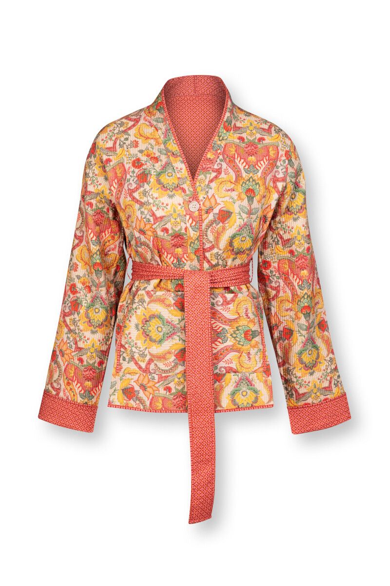 Vest Quilted Kyoto Festival Geel