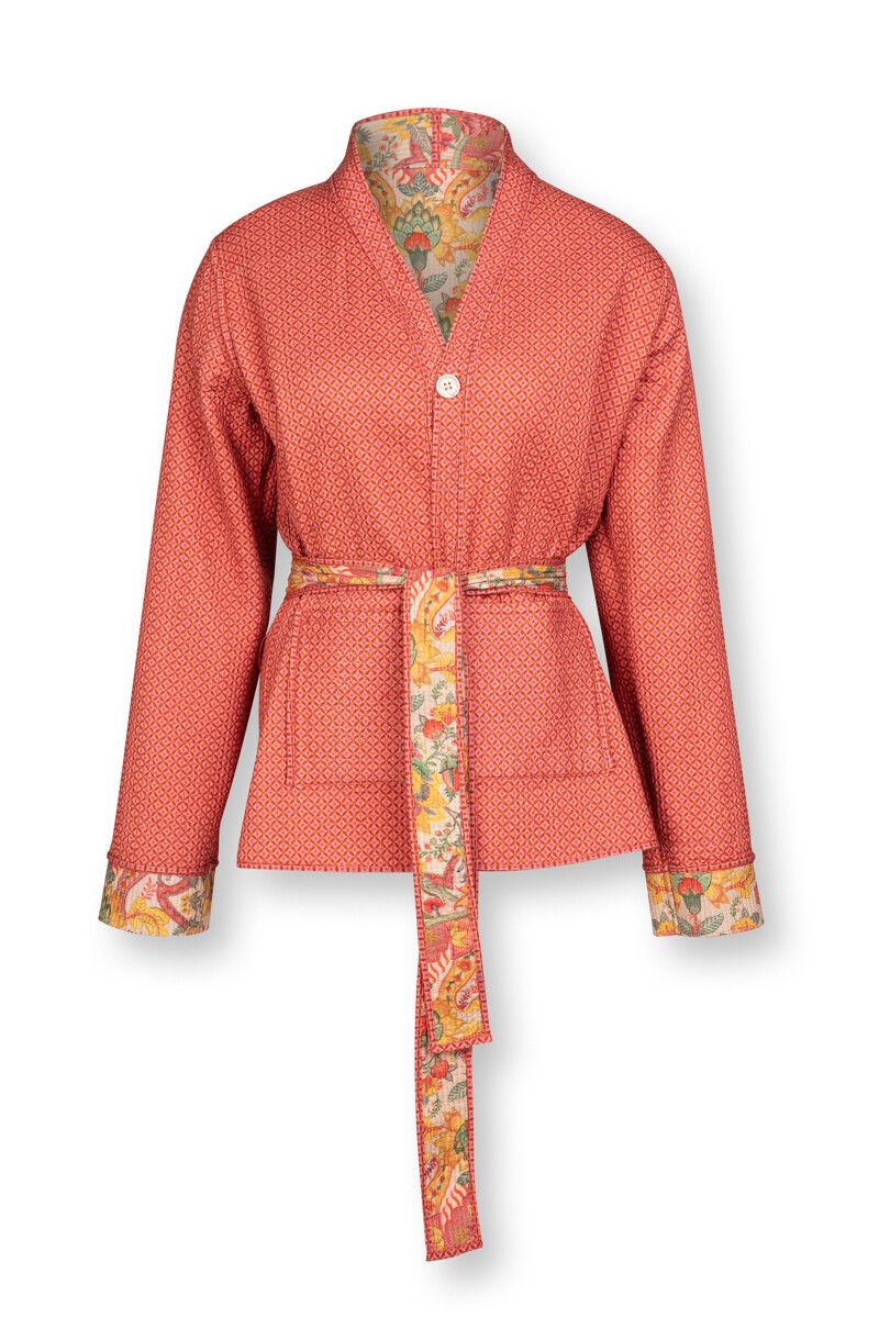 Cardigan Quilted Kyoto Festival Yellow