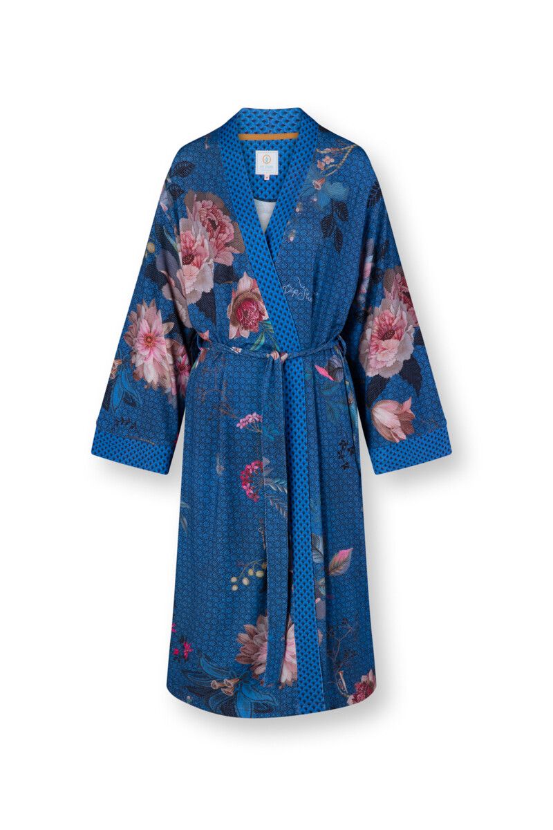 Kimono Tokyo Bouquet Dark Blue