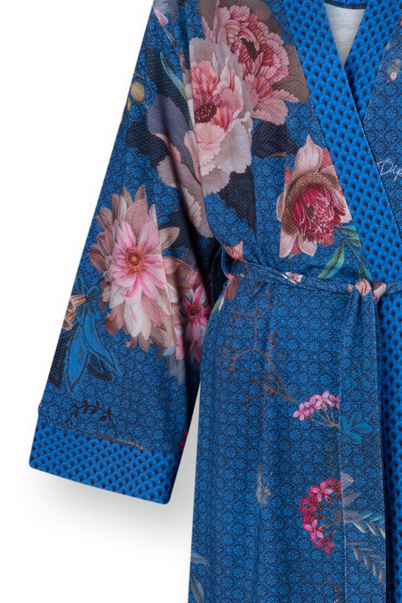 Kimono Tokyo Bouquet Dark Blue