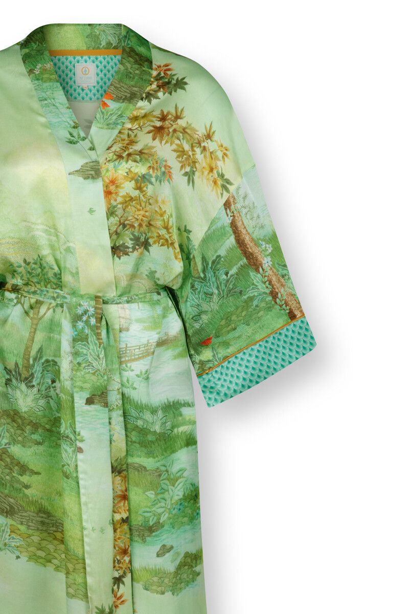 Kimono Paradise Green
