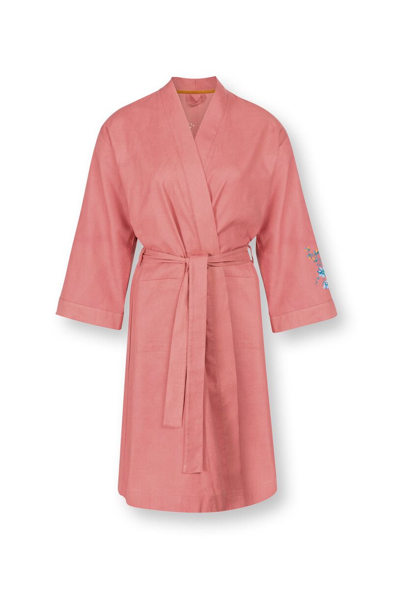 Kimono Flirting Birds Roze