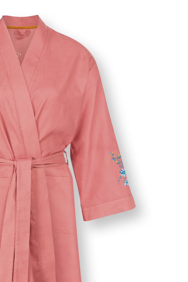Kimono Flirting Birds Roze