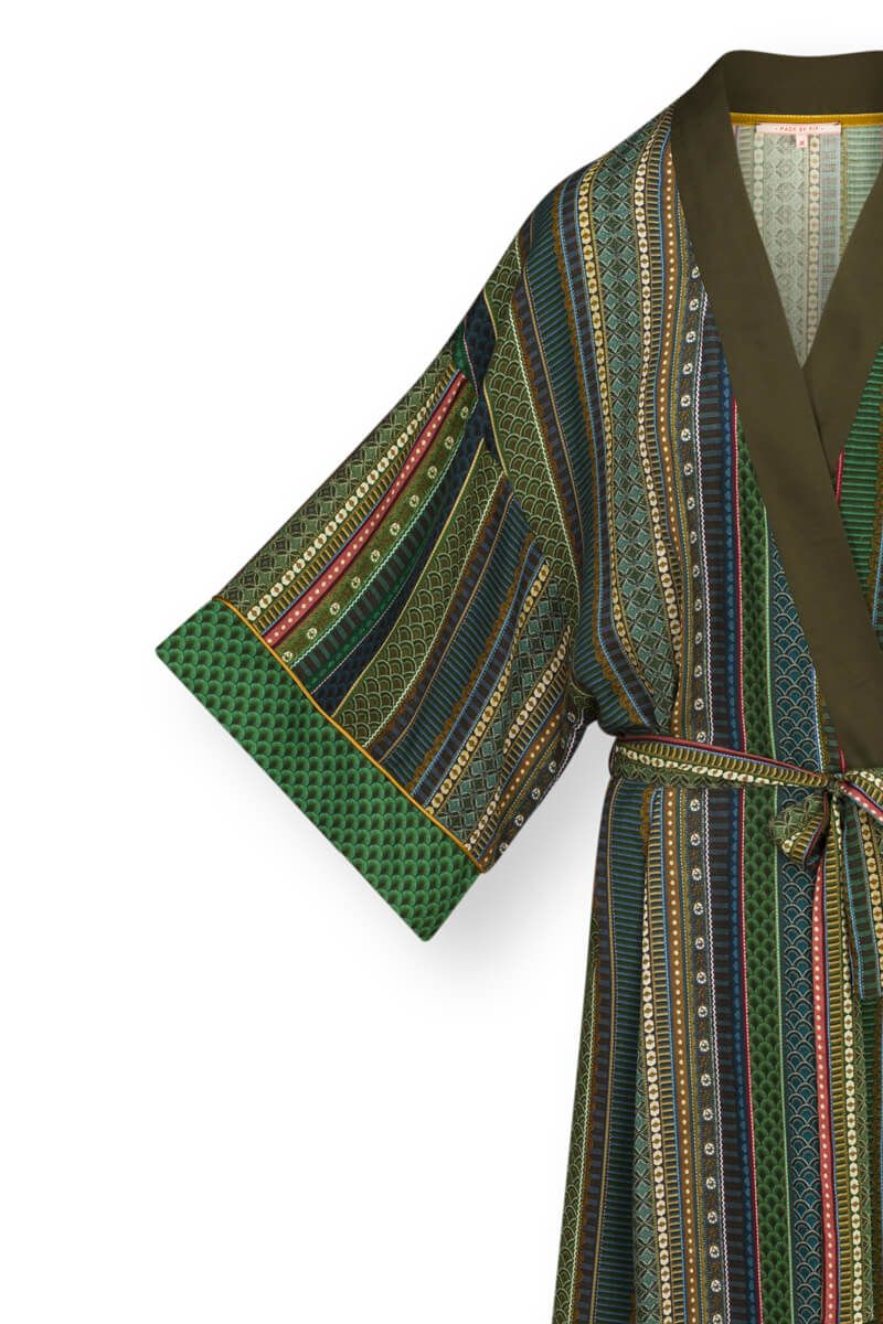 Kimono Ribbon Groen/blauw