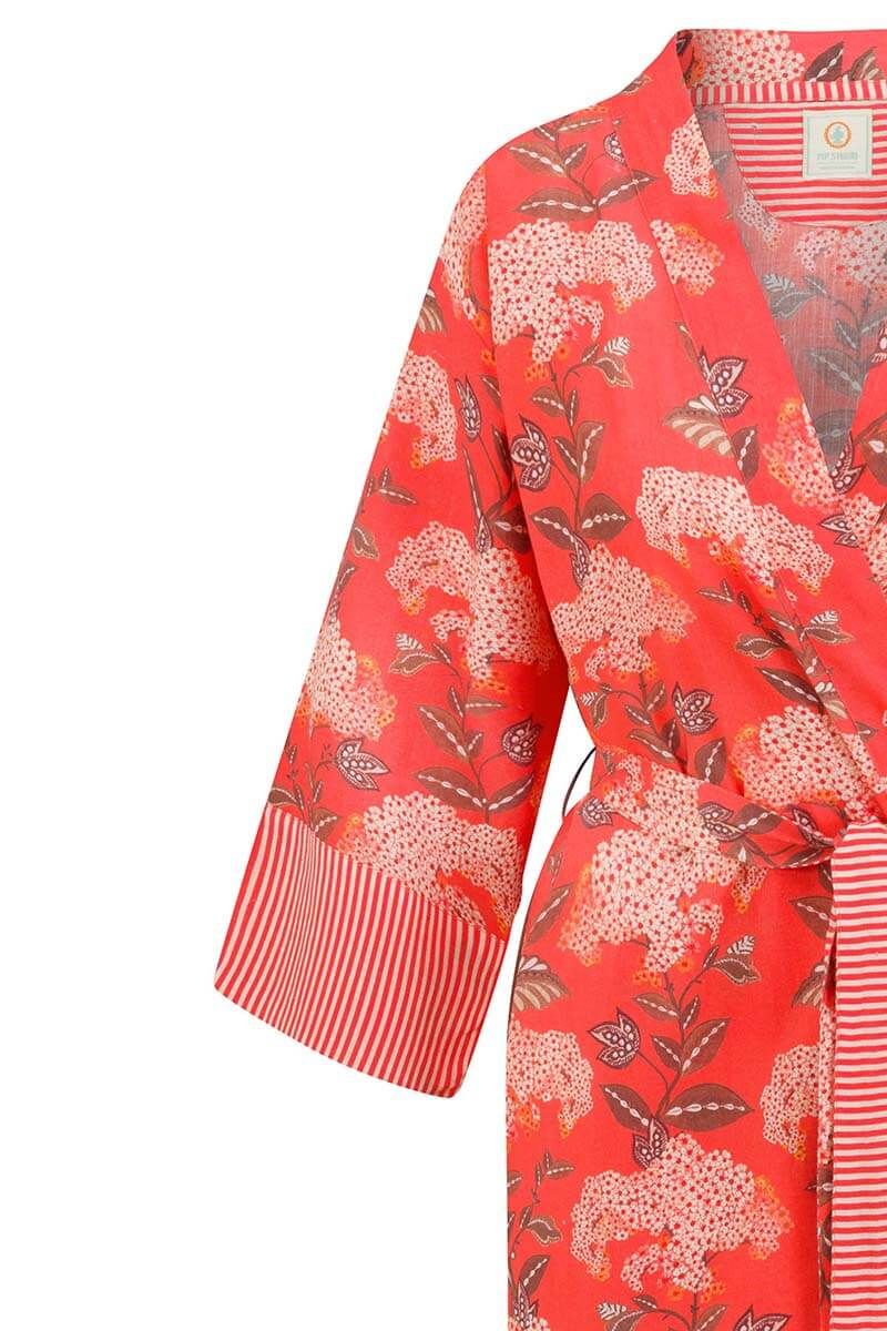 Kimono Flora Firenze en Coloris Corail