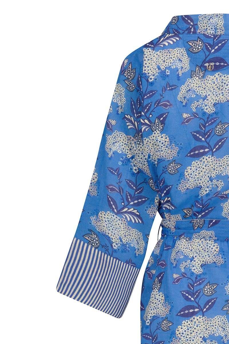 Kimono Flora Firenze en Coloris Bleu Cobalt