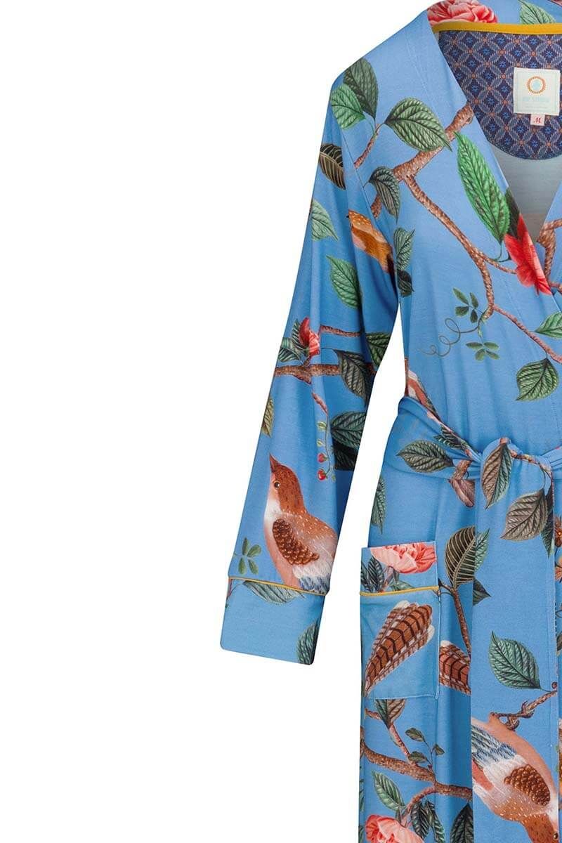Kimono Good Nightingale en Coloris Bleu Vif