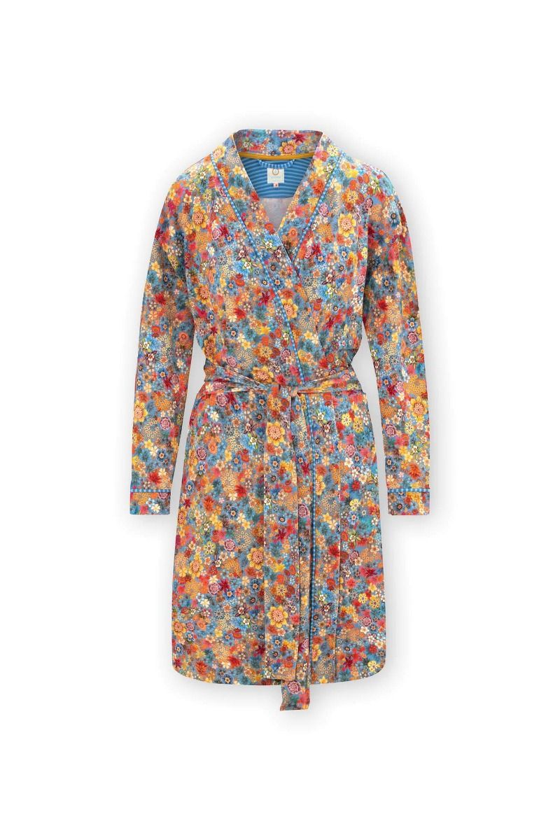 Kimono Tutti i Fiori Hellblau