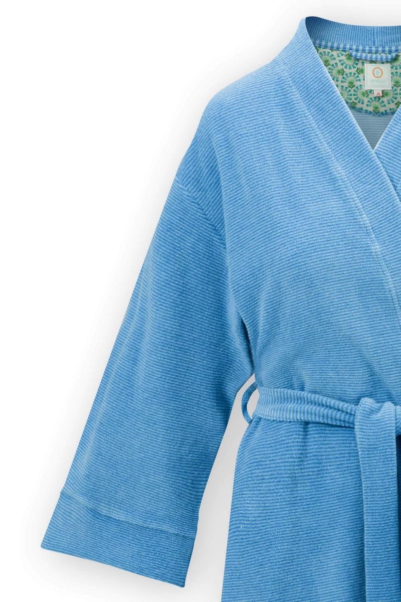Kimono Petite Sumo Stripe Blauw