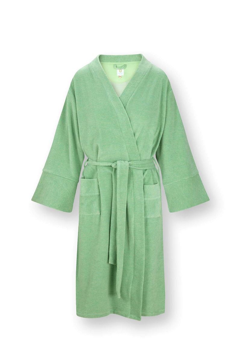 Naomi Kimono Petite Sumo Stripe Green