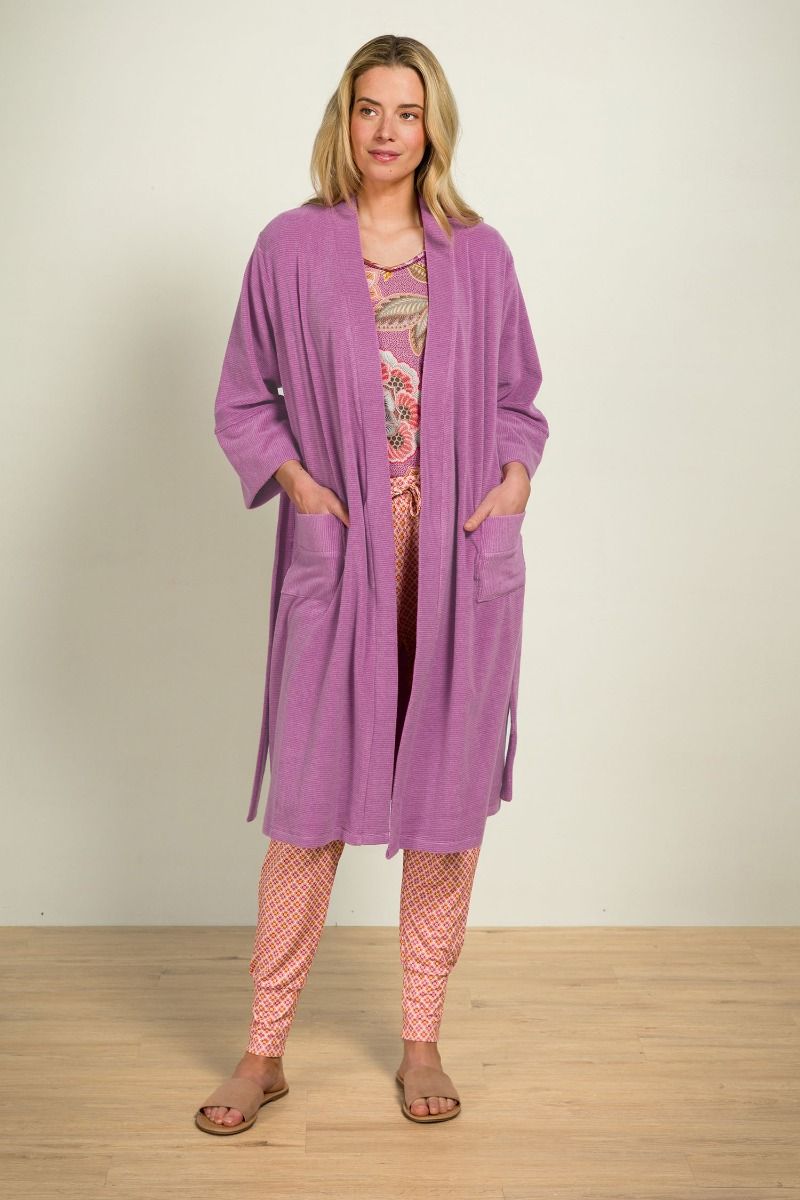 Naomi Kimono Petite Sumo Stripe Lila