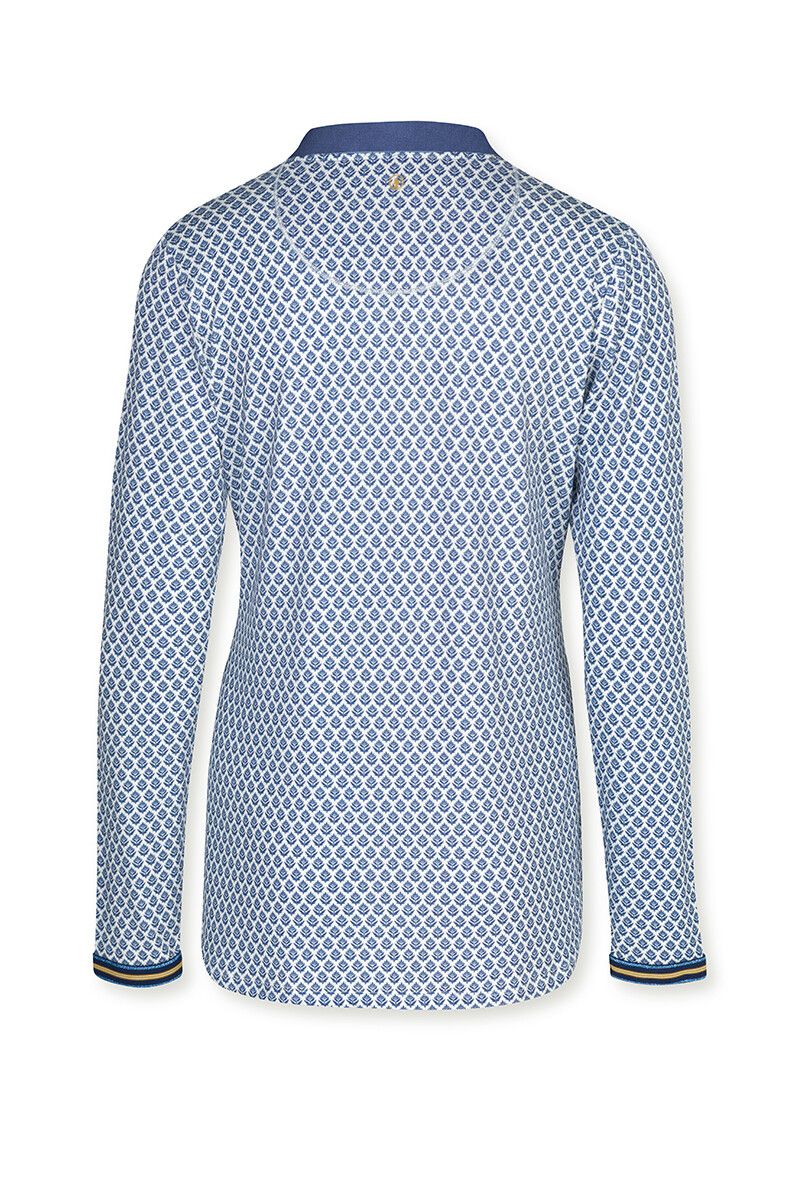 Long Sleeve Thousand Leaves Blue