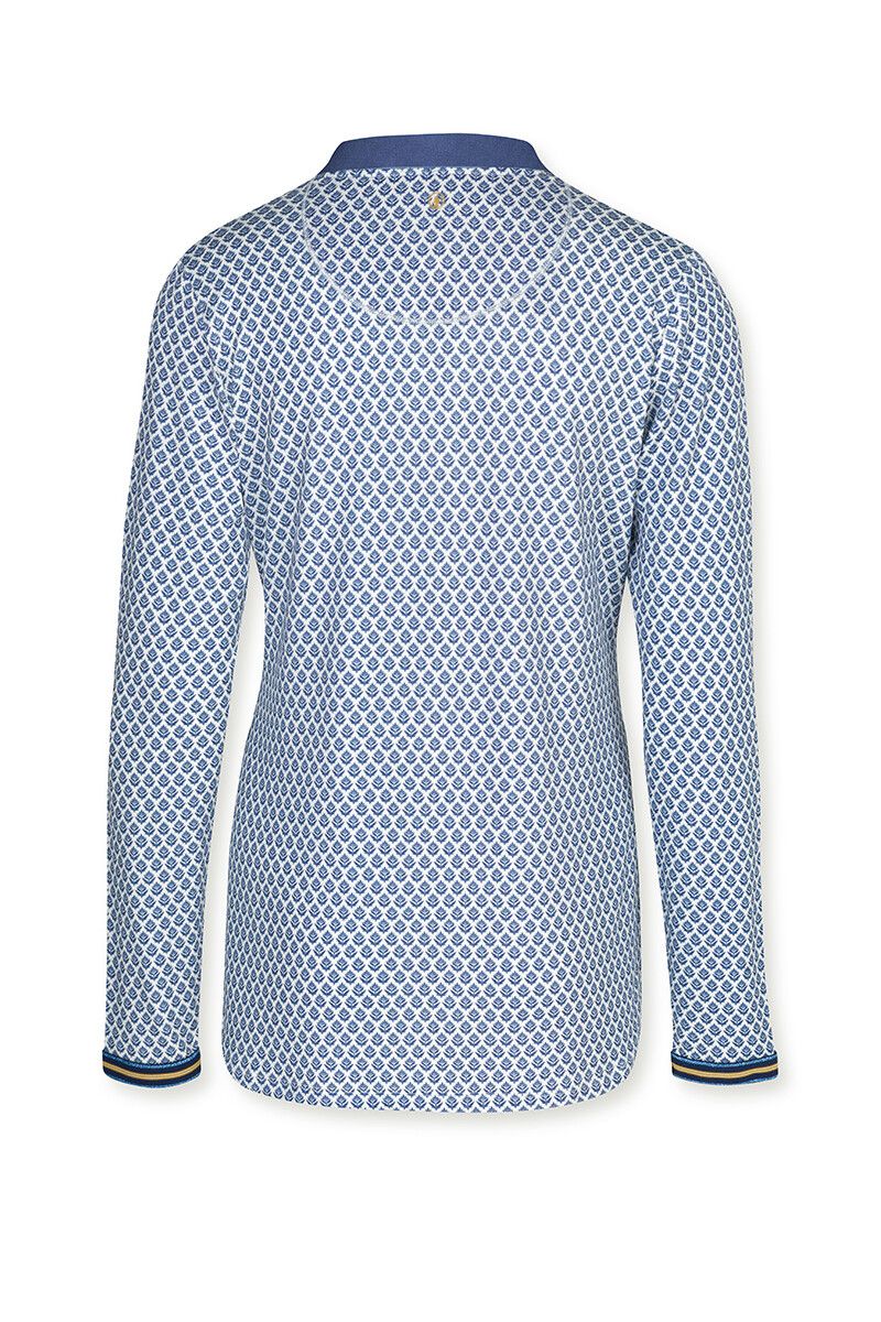 Long Sleeve Thousand Leaves Blue