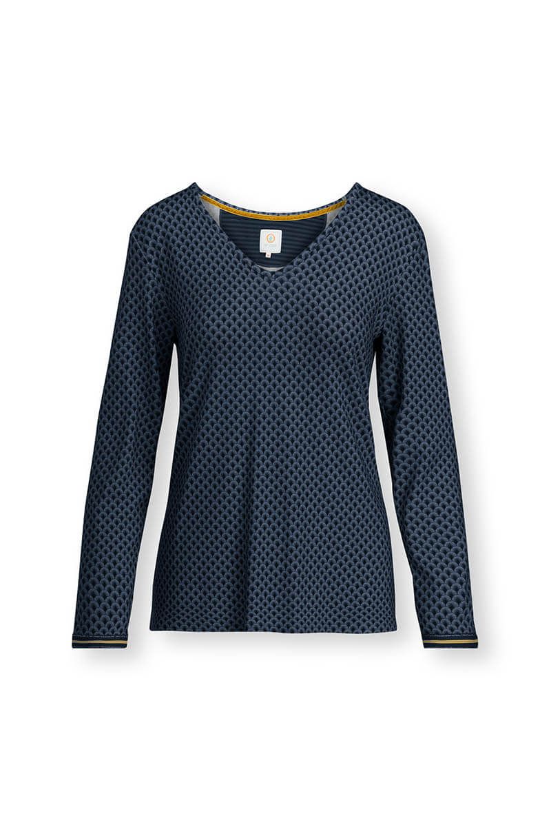 Top Long Sleeve Suki Dark Blue
