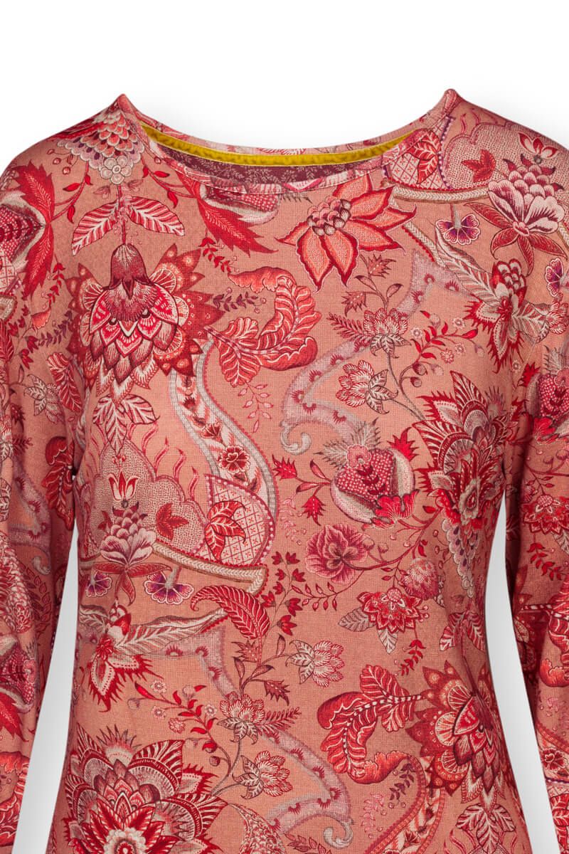 Top Long Sleeve Kyoto Festival Terra Pink