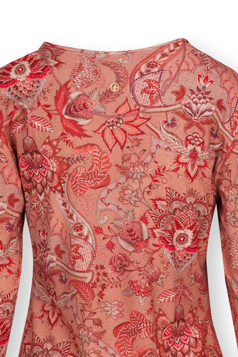 Top Long Sleeve Kyoto Festival Terra Pink