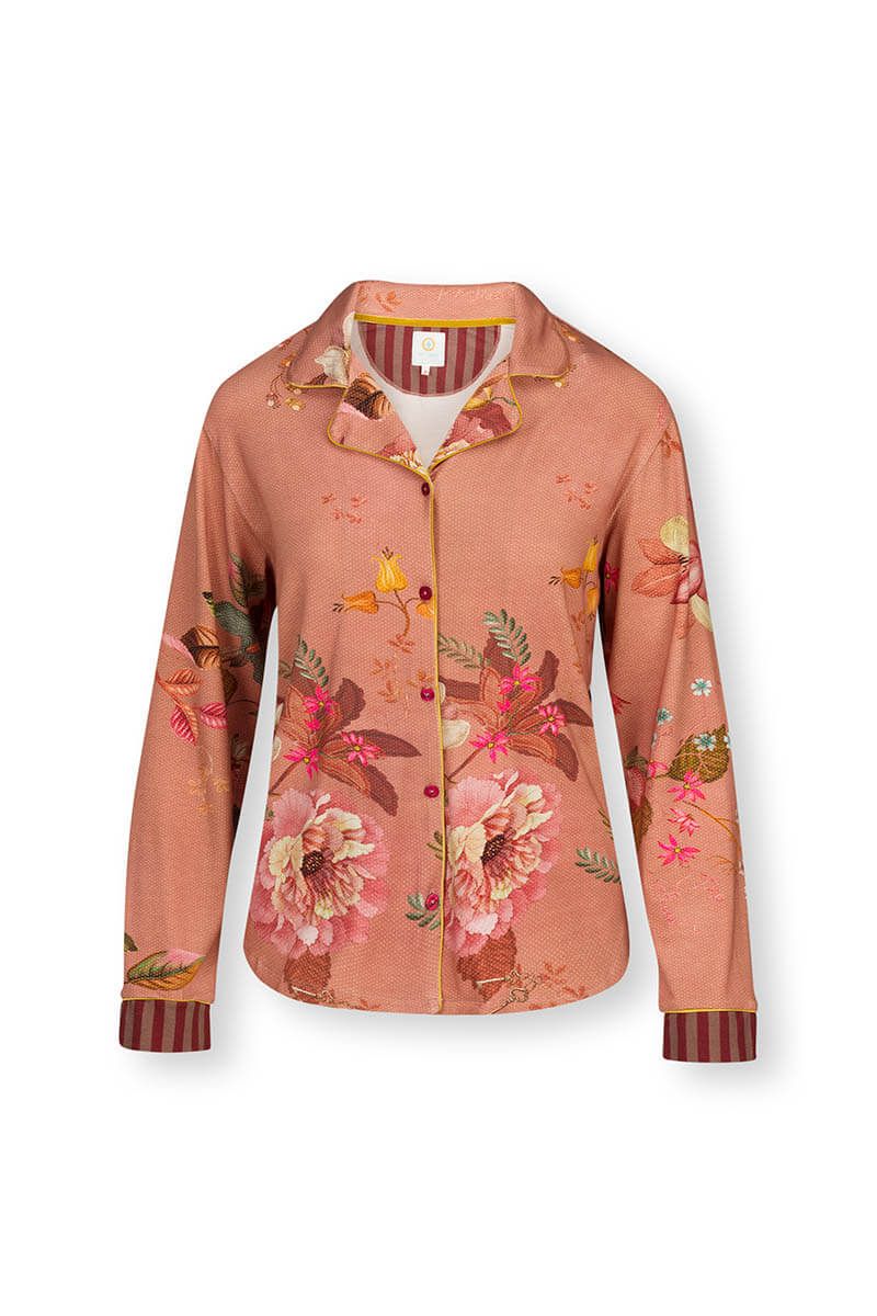 Top Lange Ärmel Tokyo Bouquet Terra Rosa