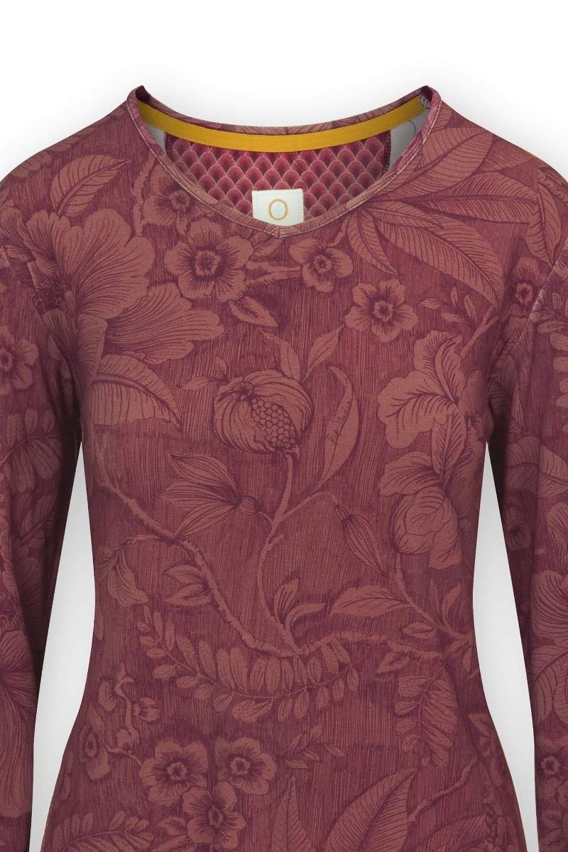 Top Long Sleeve Casa dei Fiori Lilac
