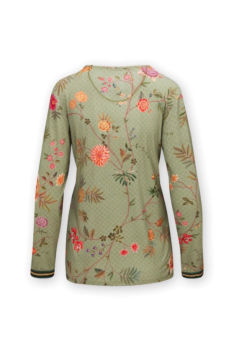 Top Long Sleeve La Dolce Vita Green 