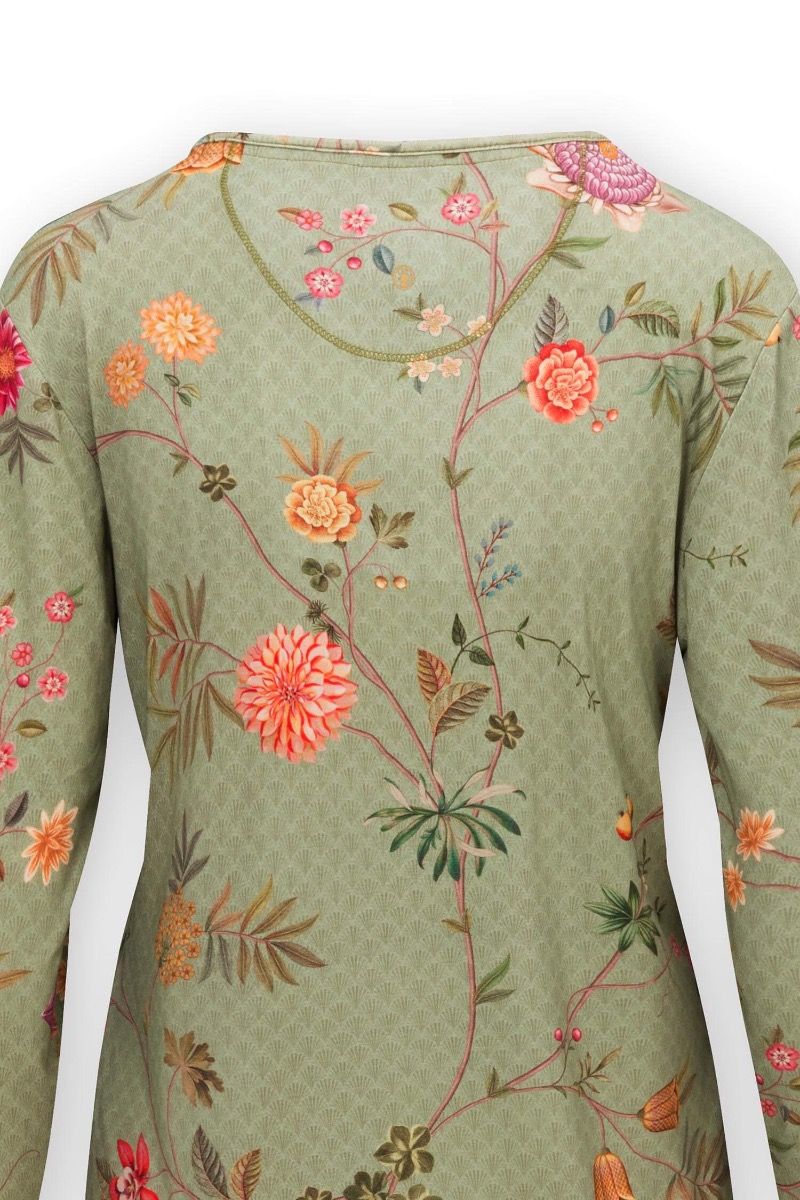 Top Long Sleeve La Dolce Vita Green 